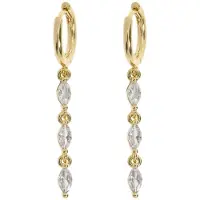 Timi Of Sweden Carina Crystal Party Hoop Earrings