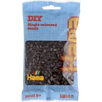 HAMA Beads Beads Midi 1000 Kpl, Ruskea