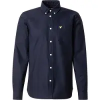 Lyle & Scott Plain Oxford Shirt - Navy - S