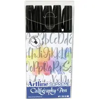 Artline Supreme Calligraphy Pen 5 kpl Black