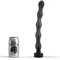 All Black Anal Plug Ball 32 cm