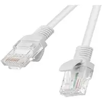 Lanberg PCU5-10CC-3000-S, 30 m, Cat5e, U/UTP (UTP), RJ-45, RJ-45, Valkoinen
