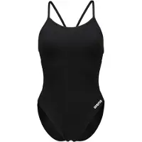 Arena Uimapuku 'LACE BACK SOLID' musta