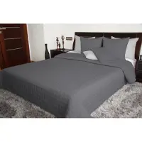Hobby Hall Mariall NMB-002 -tikattu päiväpeitto, harmaa, 170x210