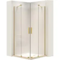 REA suihkukaappi Montana Double Gold Brush 80x100
