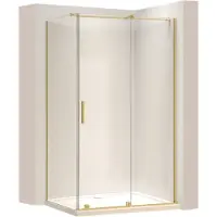 REA suihkukaappi Montana Gold Brush 120x80