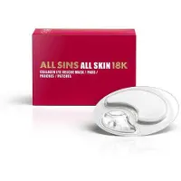 All Sins 18K Collagen Eye Rescue 4x2-kasvonaamio