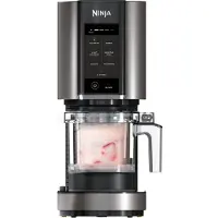 Ninja CREAMi NC300EU Jäätelökone, 800 W, 1,4 L, Musta/Hopea