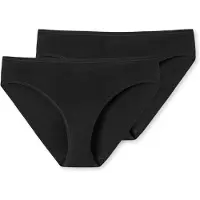 Schiesser Tai-Slip 2-Pack, Sand - 95/5 - Black - XXL