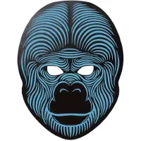 Atosa Gorilla Led-naamio