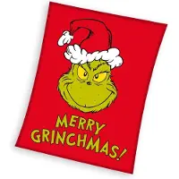 Carbotex Grinch Fleecehuopa 130 x 170 cm