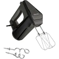 Krups Hand mixer 3MIX 6000 GN6028 black 600 W with turbo and 5 speed levels (7211419127)