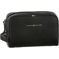 Tommy Hilfiger Toilettilaukku 'Essential' punainen / musta / valkoinen