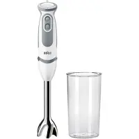 Braun MultiQuick 5 MQ5200WH, Upotettava sekoitin, 0,6 L, 1000 W, Valkoinen