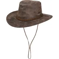 Stetson Men's Western Pig Skin Brown Hatut 61/XL