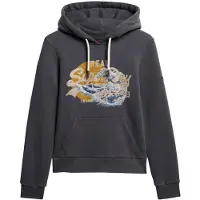 Superdry for woman. W2012146A Sweatshirt Tokyo Vl Graphic grey (M), Casual, Cotton