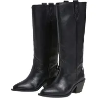 Pepe Jeans for woman. PLS50568 Leather boots April Neutral black (40), 5 to 8 cm, None, Casual