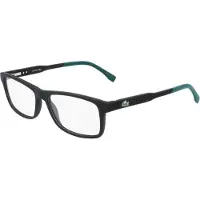 Lacoste L2876 55/15/145 mustat matta muoviset silmälasit MIEHILLE L2876