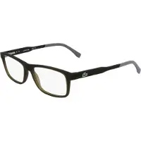 Lacoste L2876 55/15/145 Läpinäkyvät khaki Näkölasit MIEHILLE L2876