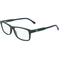Lacoste L2876 55/15/145 vihreät matta muoviset silmälasit MIEHILLE L2876