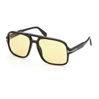Tom Ford FT0884 01E, Musta, Kehysmateriaali Asetaatti, Miehet aurinkolasit
