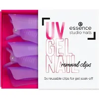 Essence studio nails UV GEL NAIL removal clips Kynsilakanpoistoaine 5 kpl