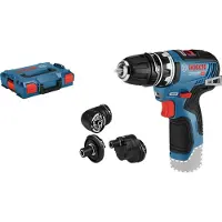 Bosch Akkuporakone/ruuvinväännin GSR 12V-35 FC, runko ilman akkua ja laturia, 4 istukkaa