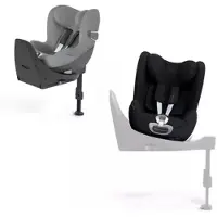 Cybex Sirona T ja kesäpäällinen (pkt) Plus Sepia Black