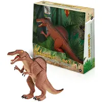 Tachan Valoilla Ja Äänillä Varustettu Kävelevä Spinosaurus-figuuri