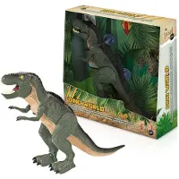 Tachan Valoilla Ja äänillä Varustettu Kävelevä Tyrannosaurus Rex-hahmo