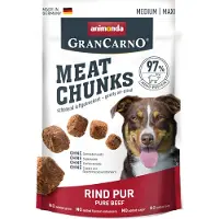 Animonda 4x80g Meat Chunks Medium/Maxi nauta koiran herkut