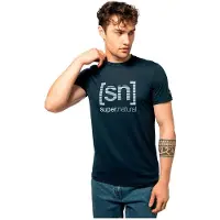 Super.natural Grid Logo Lyhythihainen T-paita