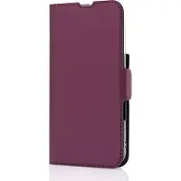 Wave Book Case MagSafe suojakotelo iPhone 16 Pro smoky sangria