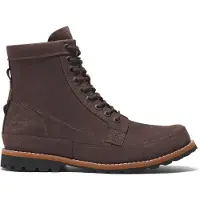 Timberland for man. TB0A5XS5V131 Originals dark brown mid-calf leather lace-up boots (41.5 W), Flat, Laces, Casual