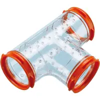 Ferplast - Hamsteriputki T-putki 14 x 10 cm - Pieneläimet - Pesät ja häkkitarvikkeet - Leikkitunnelit ja Putket