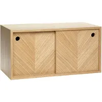 Hubsch Herringbone hylly Tammi