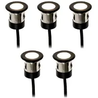 LightsOn Orion upotettu spotti 5kpl Musta