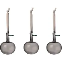 Iittala lasiomena Ø6 cm 3-pack Harmaa