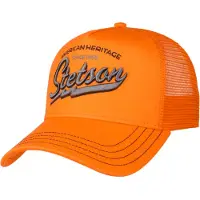 Stetson Unisex Trucker Cap American Heritage Classic Bright Orange Lippalakit One Size