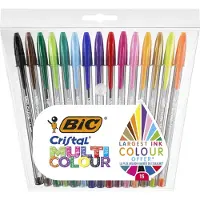 BIC Cristal Multicolor Kuulakärkikynä 15-setti