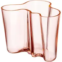 Iittala Aalto maljakko lohenpunainen 160 mm
