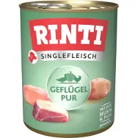 Rinti 24 x 800g siipikarja Single Exclusive koiranruoka