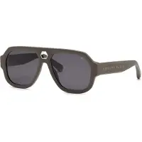 Philipp Plein Aurinkolasit SPP143 58/16/150 Oliivinvihreä Matta Akryyli MIEHET SPP143