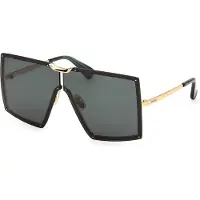 Max mara MM0117 69/3/135 Kiiltävä syväkultainen Aurinkolasit Etuosa metallista, hiottu lakka WOMAN MM0117