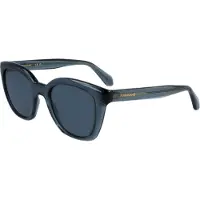 Salvatore Ferragamo Aurinkolasit - FERRAGAMO - SF2000S - 438 Läpinäkyvä Avio - Naisille - 52/21/145