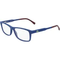 Lacoste L2876 53/15/145 Sininen matta Muoviset Näkölasit MIEHILLE L2876