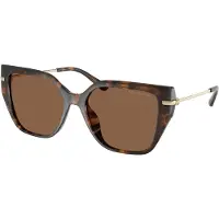 Michael Kors Aurinkolasit 'ST. BARTHS' tummabeige / ruskea / curry