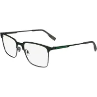 Lacoste L2295 53/18/145 Matte vihreät metalliset silmälasit MIEHILLE L2295