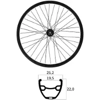 Mvtek E-bike 29´´ 6b Disc Tubeless Mtb Takapyörä