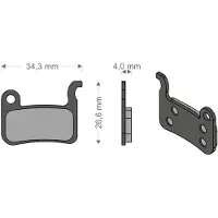 Brenta Ciclo Xtr/deore/saint/dash Shimano/trp Sinteröidyt Levyjarrupalat